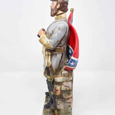 VINTAGE STONEWALL JACKSON MCCORMICK AMERICANA PORCELAIN WHISKEY DECANTER - EMPTY