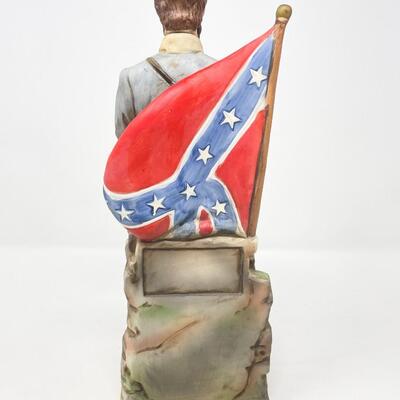 VINTAGE STONEWALL JACKSON MCCORMICK AMERICANA PORCELAIN WHISKEY DECANTER - EMPTY