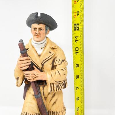 VINTAGE MERIWETHER LEWIS MCCORMICK AMERICANA PORCELAIN WHISKEY DECANTER - EMPTY