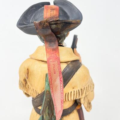 VINTAGE MERIWETHER LEWIS MCCORMICK AMERICANA PORCELAIN WHISKEY DECANTER - EMPTY