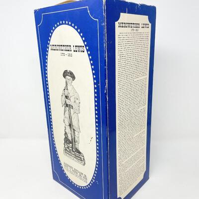 VINTAGE MERIWETHER LEWIS MCCORMICK AMERICANA PORCELAIN WHISKEY DECANTER - EMPTY