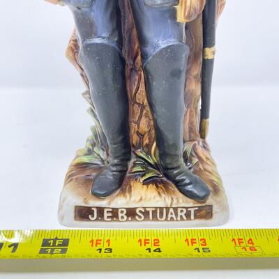 VINTAGE J.E.B. STUART MCCORMICK AMERICANA PORCELAIN WHISKEY DECANTER - EMPTY