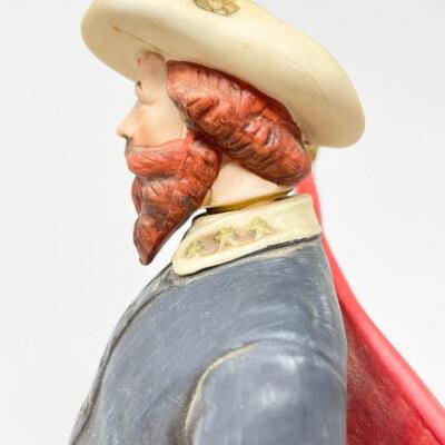 VINTAGE J.E.B. STUART MCCORMICK AMERICANA PORCELAIN WHISKEY DECANTER - EMPTY