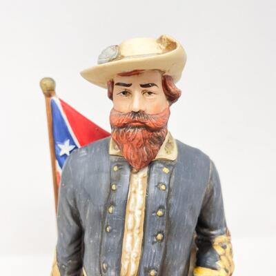 VINTAGE J.E.B. STUART MCCORMICK AMERICANA PORCELAIN WHISKEY DECANTER - EMPTY