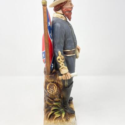 VINTAGE J.E.B. STUART MCCORMICK AMERICANA PORCELAIN WHISKEY DECANTER - EMPTY