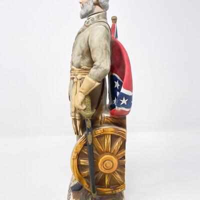 VINTAGE ROBERT E. LEE MCCORMICK AMERICANA PORCELAIN WHISKEY DECANTER - EMPTY