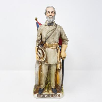 VINTAGE ROBERT E. LEE MCCORMICK AMERICANA PORCELAIN WHISKEY DECANTER - EMPTY