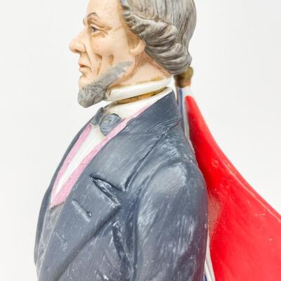 VINTAGE JEFFERSON DAVIS MCCORMICK AMERICANA PORCELAIN WHISKEY DECANTER - EMPTY