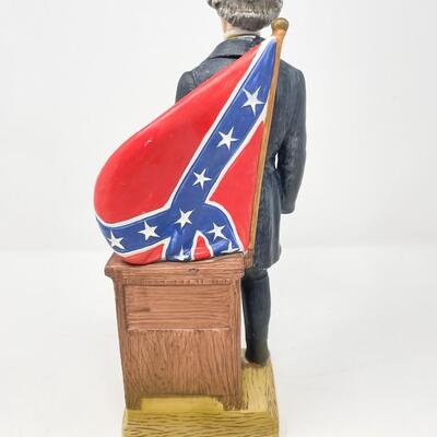 VINTAGE JEFFERSON DAVIS MCCORMICK AMERICANA PORCELAIN WHISKEY DECANTER - EMPTY