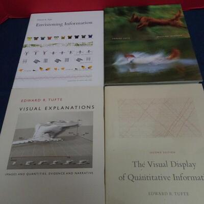 LOT 642. COLLECTION OF FOUR EDWARD TUFTE BOOKS