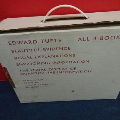 LOT 642. COLLECTION OF FOUR EDWARD TUFTE BOOKS