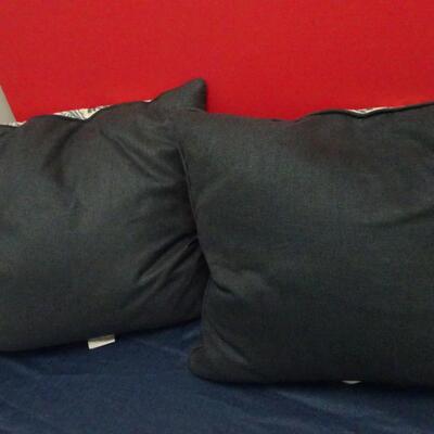 LOT 643.    20" THROW PILLOWS