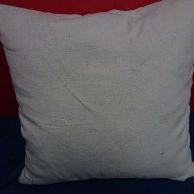 LOT 643.    20" THROW PILLOWS