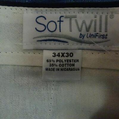 LOT 647. WORK PANTS AND POLO SHIRTS