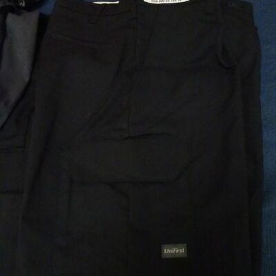 LOT 647. WORK PANTS AND POLO SHIRTS
