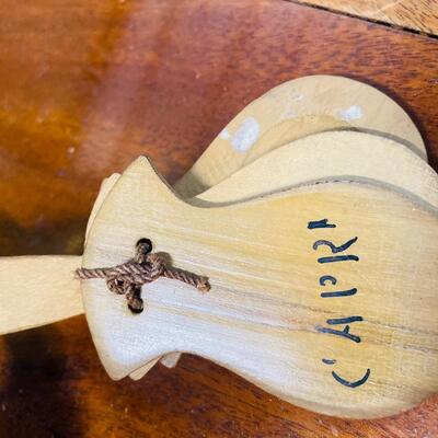 Vintage castanet type shaker from Capri