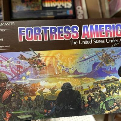 Fortress America board 1986 Milton Bradley game master