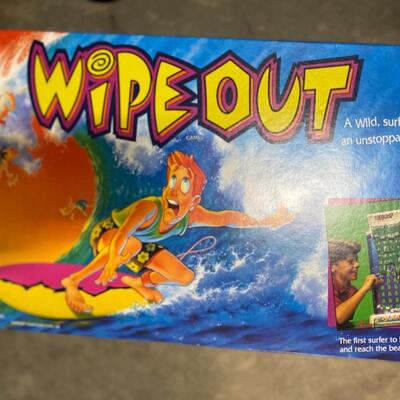 Vintage wipeout board game