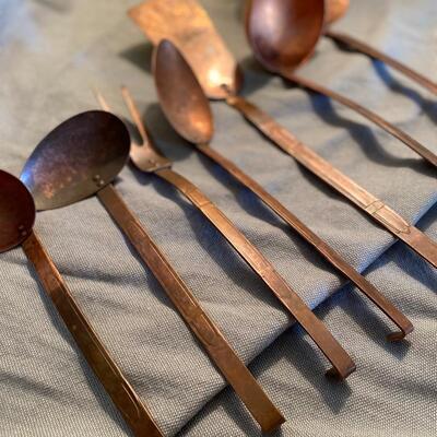 Copper made in holland cooking utensils