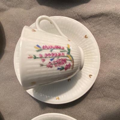 Rorstrand Sweden demitasse set 12