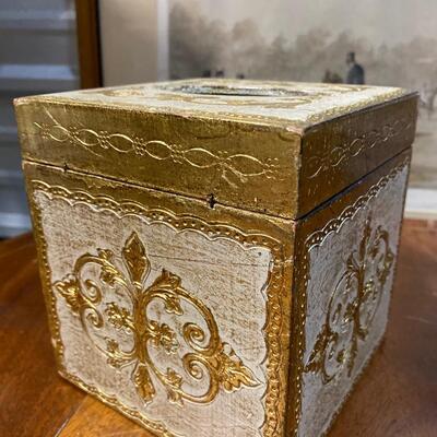 Italian vintage tissue box