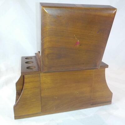 Vintage Humidor & Pipe Display