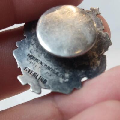 Sterling Silver Lapel Pin from 1897