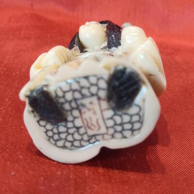 Revolving Face Netsuke