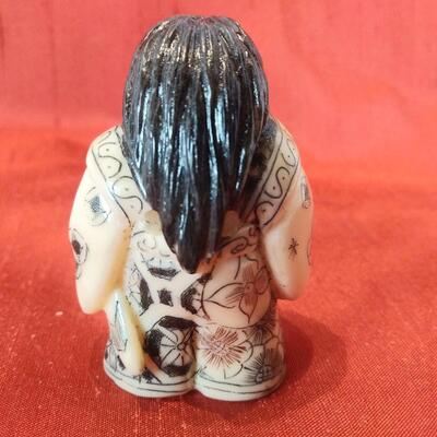 Revolving Face Netsuke