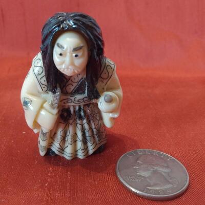 Revolving Face Netsuke