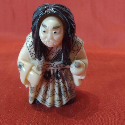 Revolving Face Netsuke
