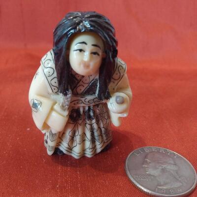 Revolving Face Netsuke