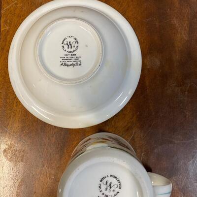 Royal Worcester Skippety tale Childs mug and bowl