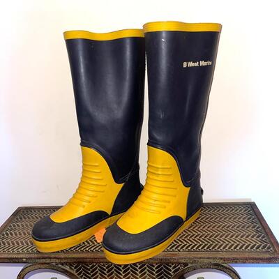 Lot 199 Pair West Marine Extreme Weather Boots Mens Size 6