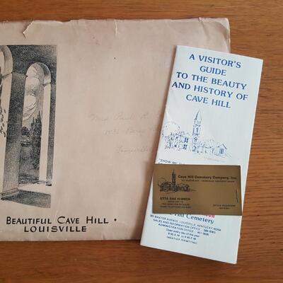 Early Cave Hill Cemetery Paper Ephemera