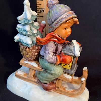 Vintage Hummel Ride Into Christmas 5 1/2" TMK-5 with Original Box!