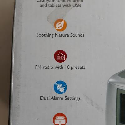Capello relax and recharge docking alarm clock radio