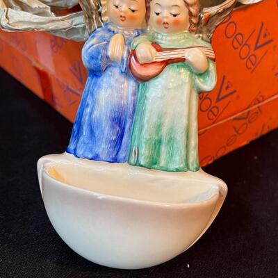 Vintage Hummel Holy Water Font Pair Angels #146 TMK-5