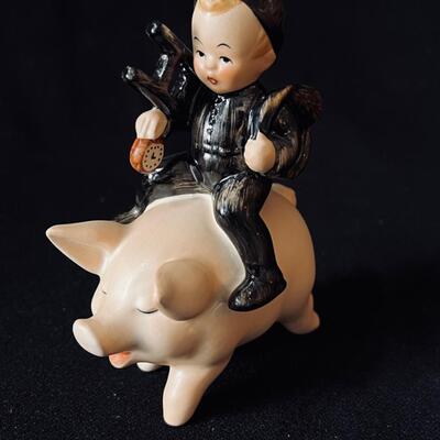 Vintage Hummel Chimney Sweep on a Pig TMK-5 1970s original box!