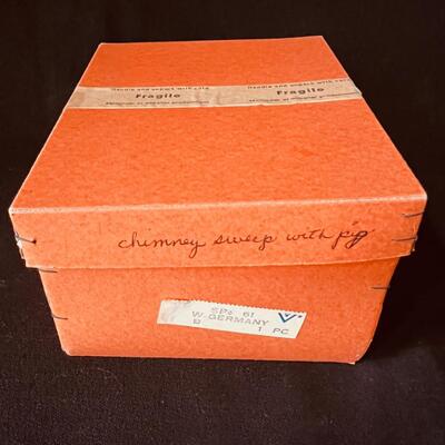 Vintage Hummel Chimney Sweep on a Pig TMK-5 1970s original box!