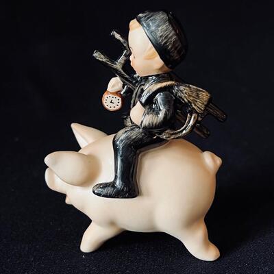 Vintage Hummel Chimney Sweep on a Pig TMK-5 1970s original box!