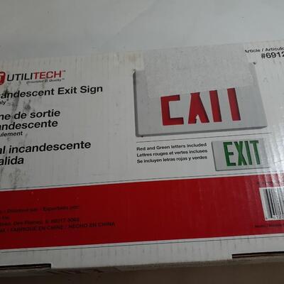Utilitech lighted Exit sign