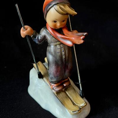 Vintage Hummel Skier #59 TMK-5 5" w Original Box!