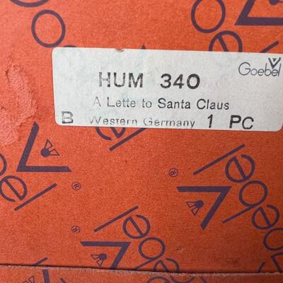 Vintage Hummel #340 Letter To Santa 7" high in Original Box!