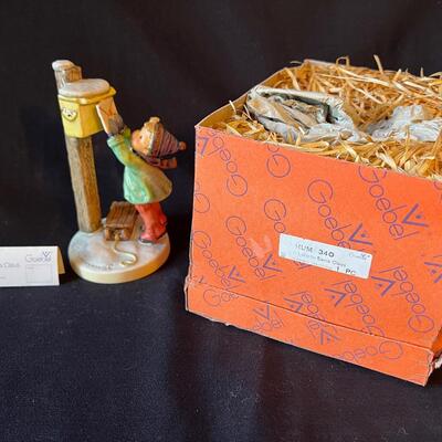 Vintage Hummel #340 Letter To Santa 7" high in Original Box!