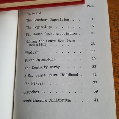 St. James Court Retrospect Book