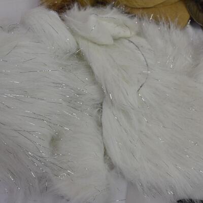 Faux Fur material for crafts. Various colors, sizes and lengths of fur