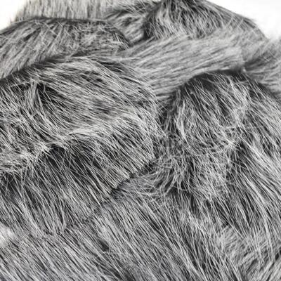Faux fur for crafts: black/gray, various sizes and lengths of fur