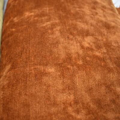 4 pcs Drapery Style Crafting Material: light brown, rust, green, LARGE pieces