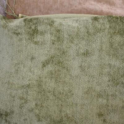 4 pcs Drapery Style Crafting Material: light brown, rust, green, LARGE pieces